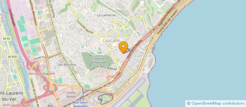 localisation de l'entreprise CALITA PLUS à NICE