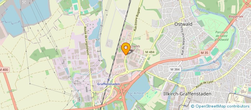 localisation de l'entreprise CALITECH  OSTWALD