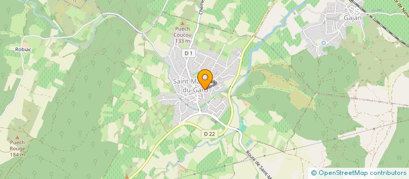 localisation de l'entreprise CALITERRA  SAINT-MAMERT-DU-GARD