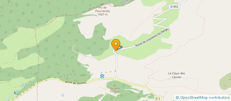 localisation de l'entreprise CALITRI ET COMPAGNIE  GREOLIERES