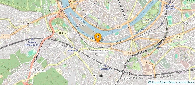localisation de l'entreprise CALIX à MEUDON