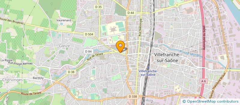 localisation de l'entreprise CALIX à VILLEFRANCHE-SUR-SAONE