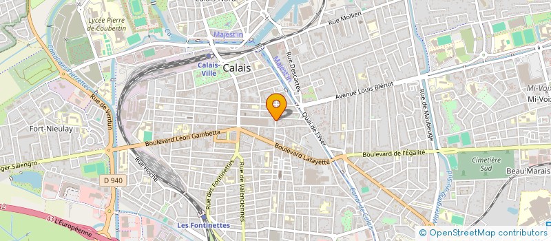 localisation de l'entreprise CALIX à CALAIS
