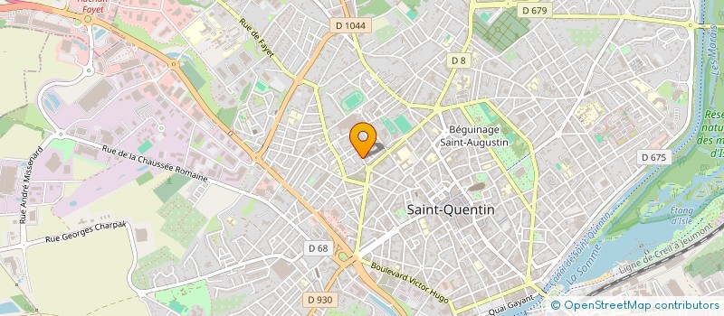 localisation de l'entreprise CALIX à SAINT-QUENTIN