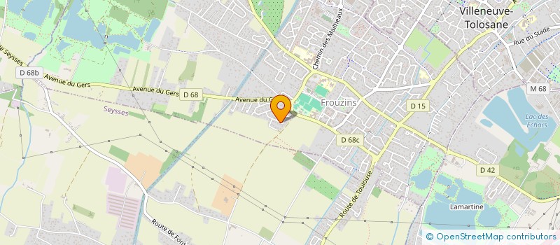 localisation de l'entreprise CALIX  FROUZINS