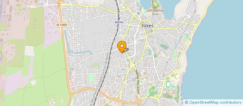localisation de l'entreprise CALIXIA à ISTRES