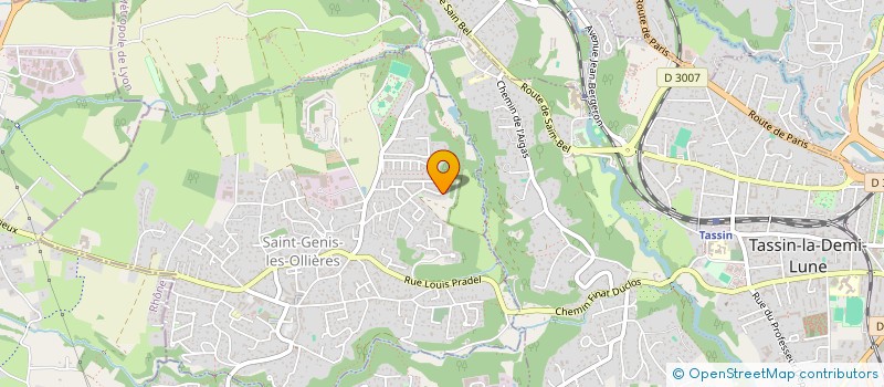 localisation de l'entreprise CALIXIO à SAINT-GENIS-LES-OLLIERES