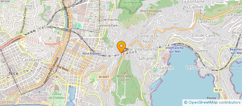 localisation de l'entreprise CALIXTE à NICE