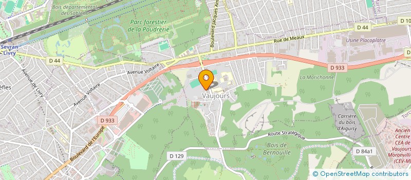 localisation de l'entreprise CALIXTE à VAUJOURS