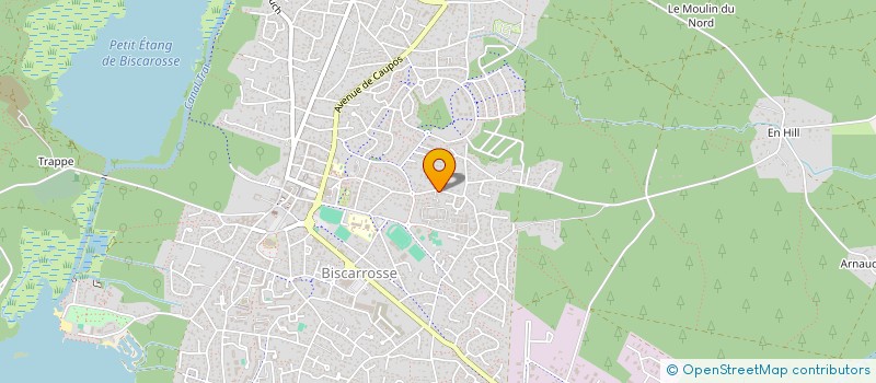 localisation de l'entreprise CALIXTE  BISCARROSSE