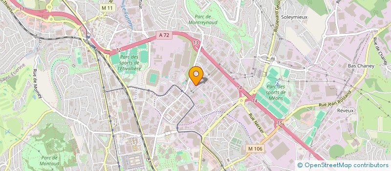 localisation de l'entreprise CALIXTE IMMOBILIER  SAINT-ETIENNE