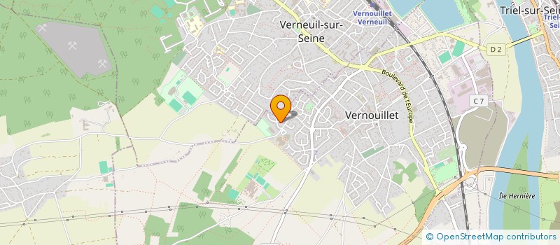 localisation de l'entreprise CALIXTOM à VERNOUILLET