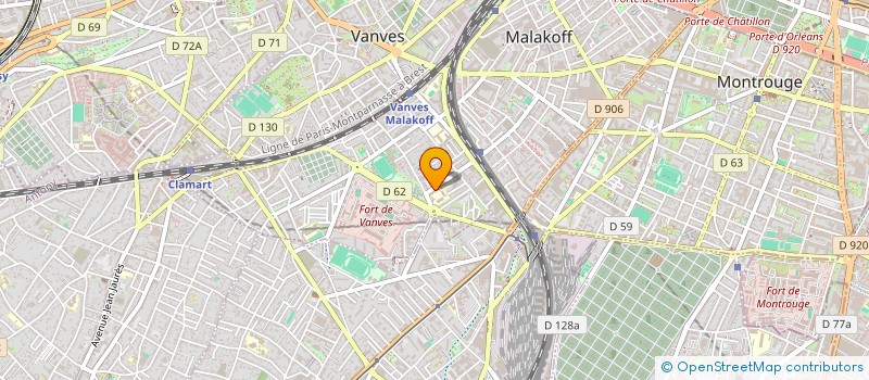 localisation de l'entreprise CALIYNS  MALAKOFF