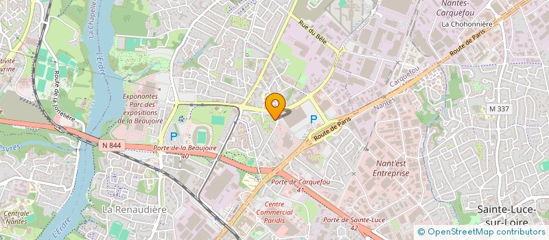 localisation de l'entreprise CALIZO à NANTES