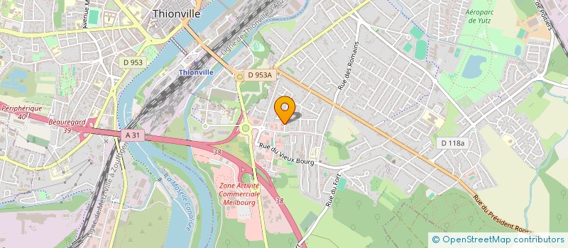 localisation de l'entreprise CALJA  YUTZ