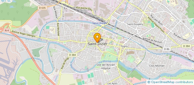 localisation de l'entreprise CALL 13 à SAINT-DIZIER