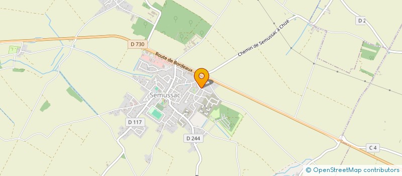 localisation de l'entreprise CALL 17  SAINTES