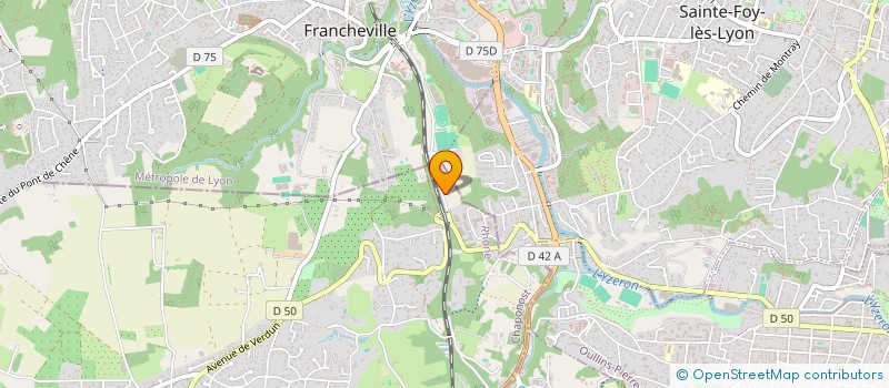 localisation de l'entreprise CALL  CHAPONOST