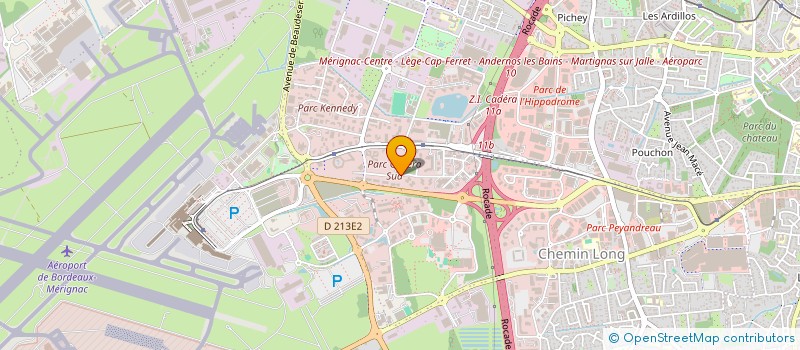 localisation de l'entreprise CALL  GRADIGNAN