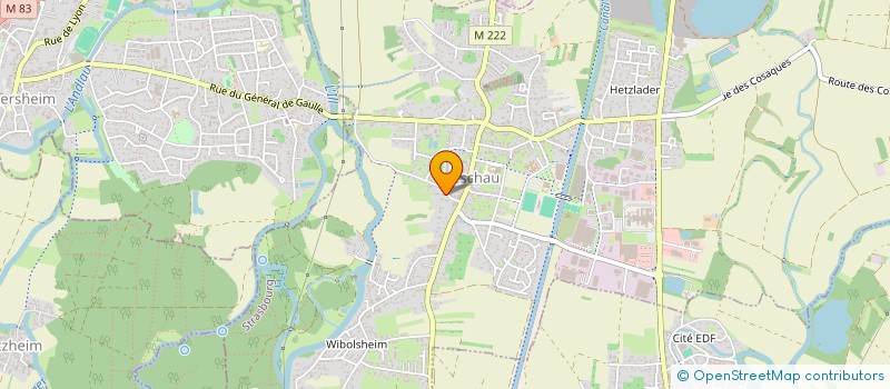 localisation de l'entreprise CALL-A-CAR  ESCHAU