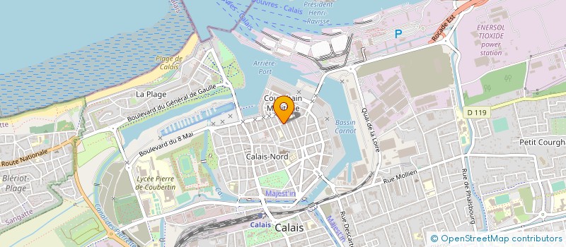 localisation de l'entreprise CALL AND LEAD PARTNER à CALAIS