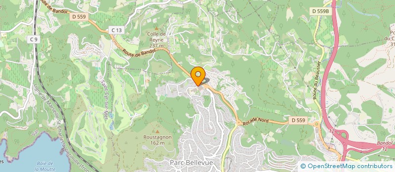 localisation de l'entreprise CALL CENTER CIELA VILLAGE  BANDOL