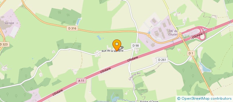 localisation de l'entreprise CALL DRIVER VTC  CHERRE-AU