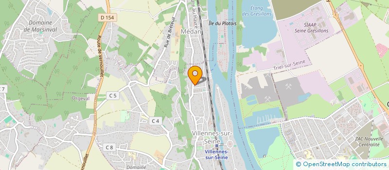 localisation de l'entreprise CALL FOR TEAM à VILLENNES-SUR-SEINE