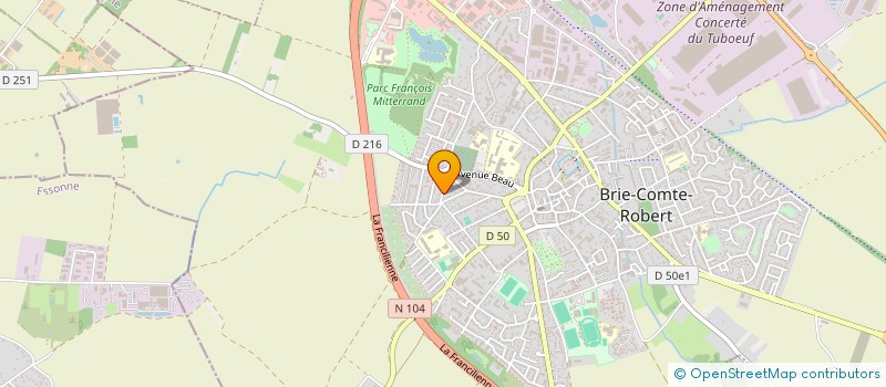 localisation de l'entreprise CALL GLASS  BRIE-COMTE-ROBERT