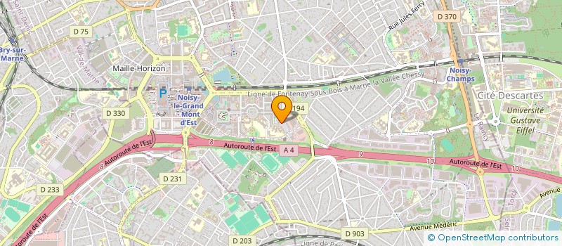 localisation de l'entreprise CALL INFORMATIQUE  NOISY-LE-GRAND