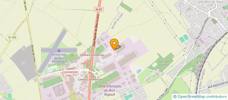 localisation de l'entreprise CALL INSURANCE à VENDIN-LE-VIEIL