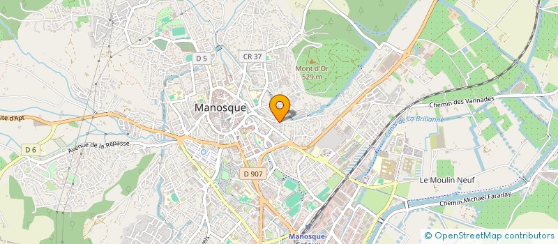 localisation de l'entreprise CALL OF RACING à MANOSQUE