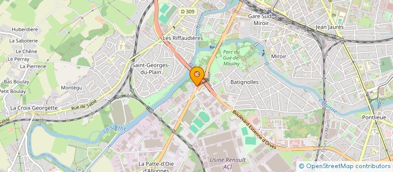 localisation de l'entreprise CALL PHONING à LE MANS