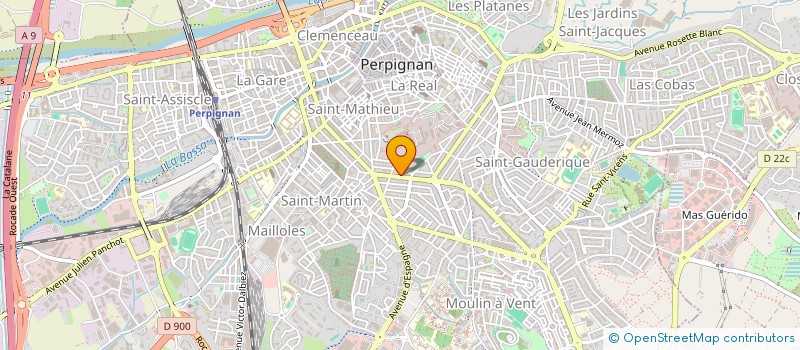 localisation de l'entreprise CALL SERVICES 66 à PERPIGNAN