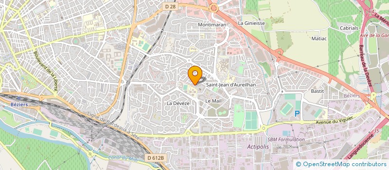 localisation de l'entreprise CALL SUD & SERVICE à BEZIERS
