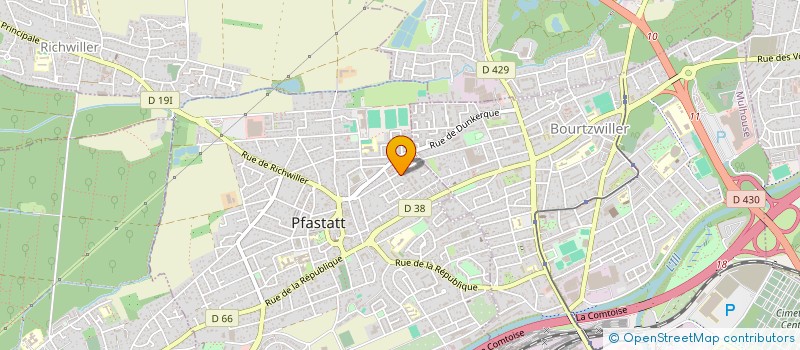localisation de l'entreprise CALL YOUR TECH ENERGY à PFASTATT