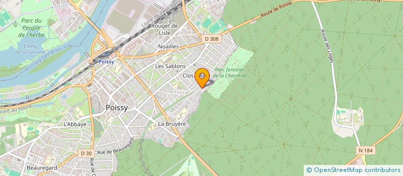 localisation de l'entreprise CALLA RESEAU à POISSY
