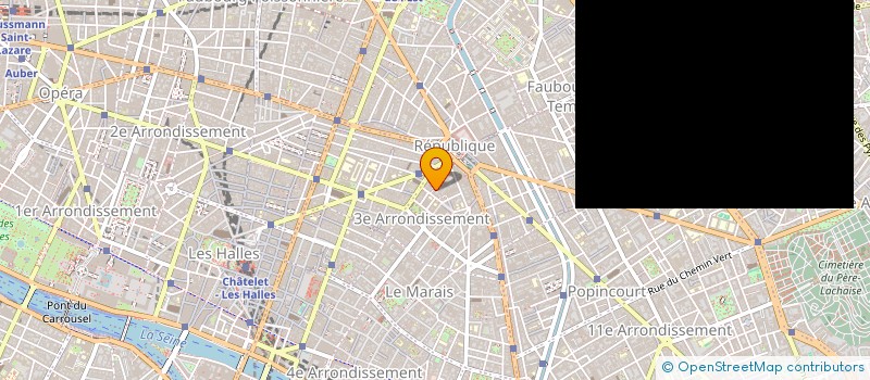 localisation de l'entreprise CALLA SARL à PARIS