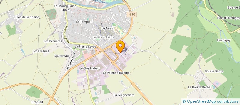 localisation de l'entreprise CALLAC à VENDOME