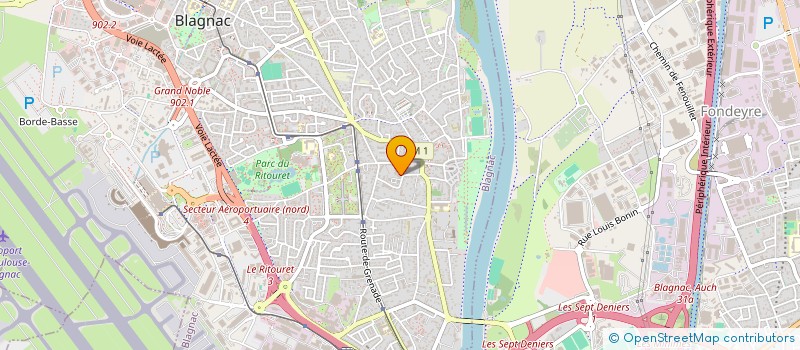 localisation de l'entreprise CALLAGHAN SERVICES  BLAGNAC