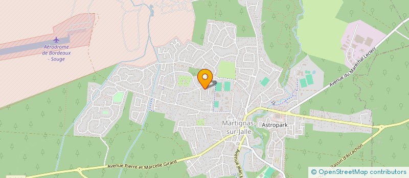 localisation de l'entreprise CALLAN à MARTIGNAS-SUR-JALLE