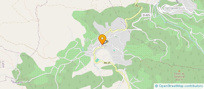 localisation de l'entreprise CALLAS CONSTRUCTION  CALLAS