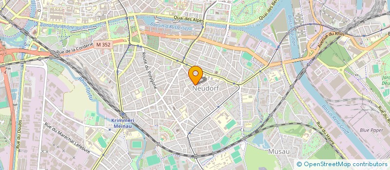 localisation de l'entreprise CALLCOZ à STRASBOURG
