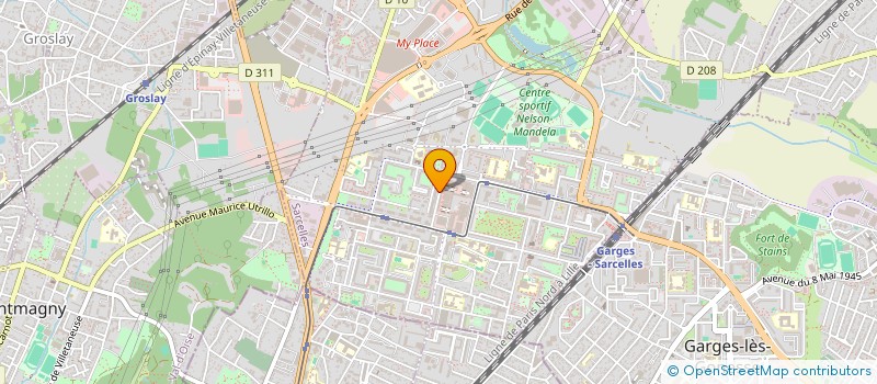 localisation de l'entreprise CALLDIAG à SARCELLES