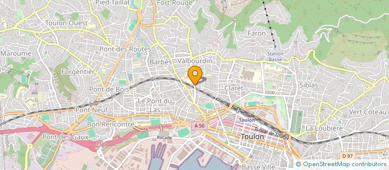 localisation de l'entreprise CALLEBO  TOULON