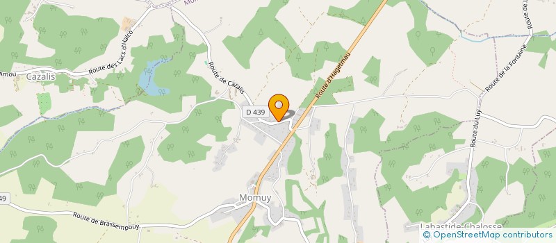 localisation de l'entreprise CALLEDE  MOMUY