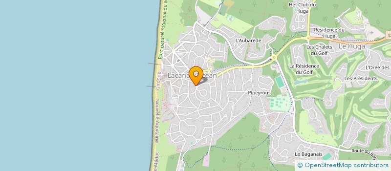 localisation de l'entreprise CALLEDE INVEST  LACANAU