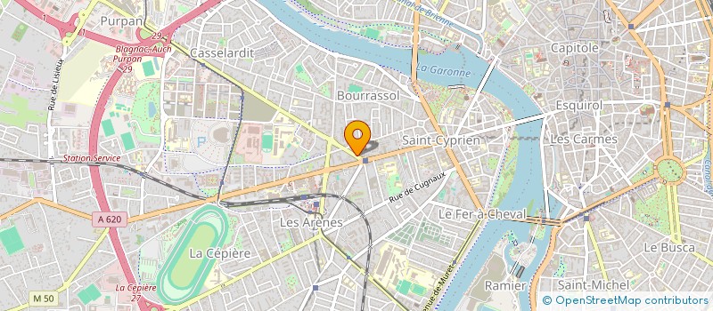 localisation de l'entreprise CALLEGHER  TOULOUSE