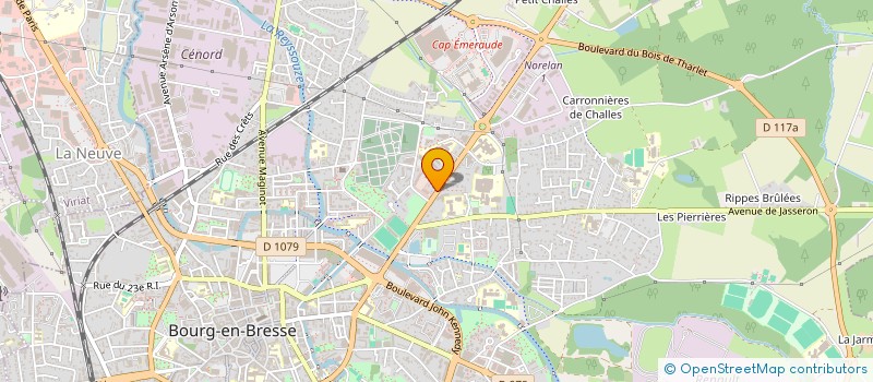 localisation de l'entreprise CALLEJON ECHOGRAPHIE  BOURG-EN-BRESSE