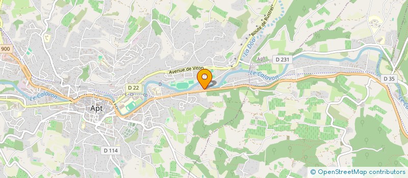 localisation de l'entreprise CALLEMARD MENUISERIES à APT